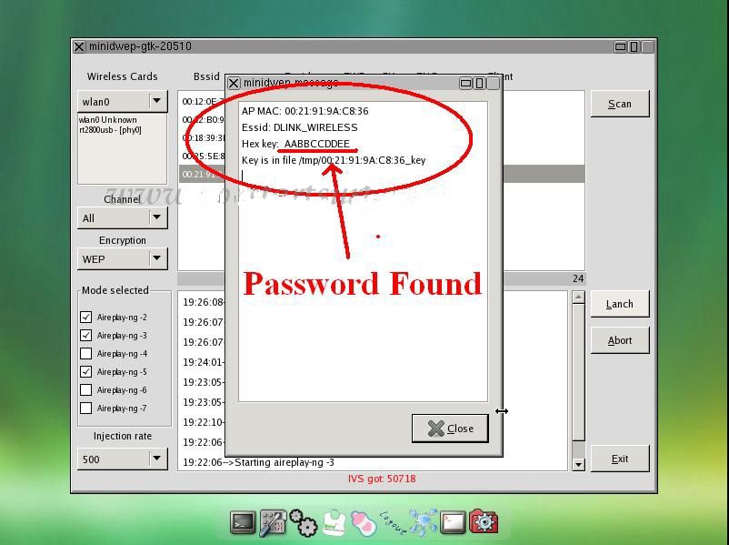 Set wifi password windows 7